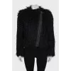 Faux fur coat