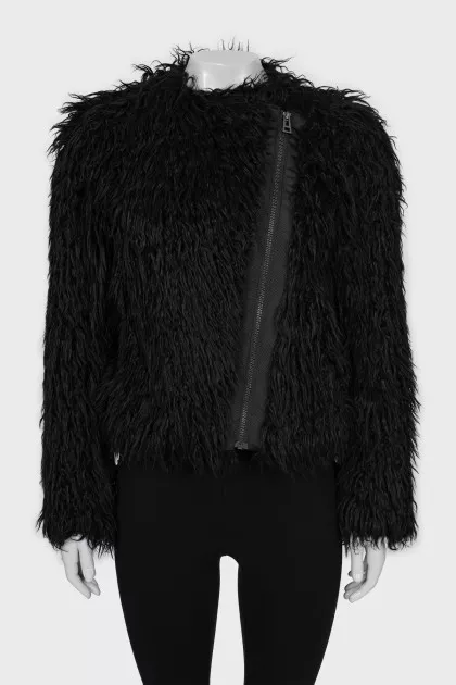 Faux fur coat
