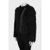 Faux fur coat