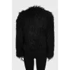 Faux fur coat