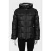 Fitted jacket with hood