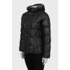 Fitted jacket with hood