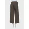 Wide trousers in green