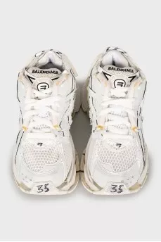 Белые кроссовки Runner