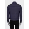 Quilted jacket with silver fittings