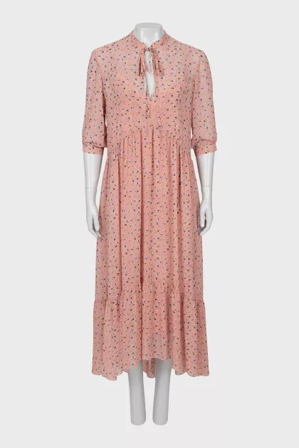 Maxi dress in floral print