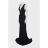 Maxi dress with back slit