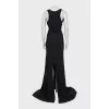 Maxi dress with back slit