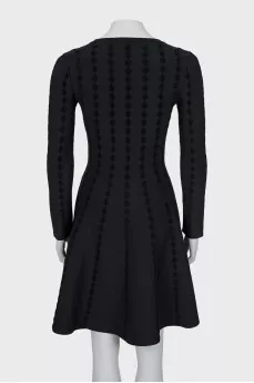 Fitted dress in black