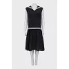 Black silk dress