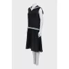 Black silk dress