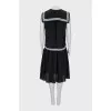 Black silk dress