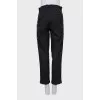 Men's trousers with zippers and lacing
