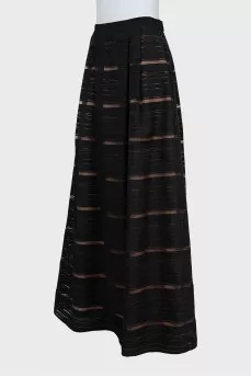 Fluffy maxi skirt