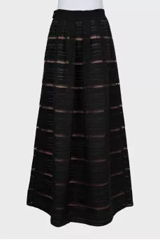Fluffy maxi skirt