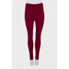 Red leggings
