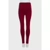 Red leggings