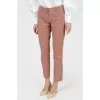 Pink Textured Pants