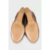 Suede wedge shoes