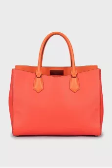 Orange tote bag