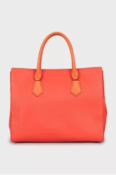Orange tote bag