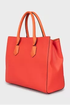Orange tote bag