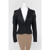 Black cropped jacket