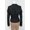 Black cropped jacket