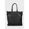 Leather Medusa bag