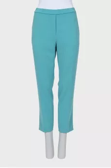 Blue suit of jacket and trousers