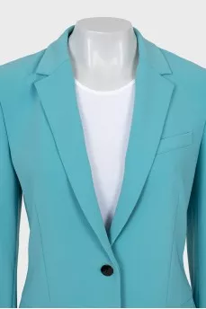 Blue suit of jacket and trousers