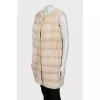 Mink and cashmere fur vest