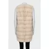 Mink and cashmere fur vest