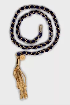 Belt made of textile and metal