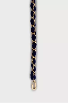 Belt made of textile and metal