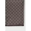 Scarf made of wool and silk with print
