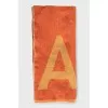 Two-tone scarf with brand logo