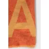 Two-tone scarf with brand logo