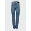 Tapered fit jeans with tag
