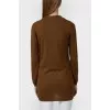 Knitted brown cardigan