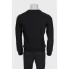 Men's black pullover