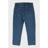 Ripped high waist jeans