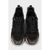 Run Away Sneakers with Gold Decor