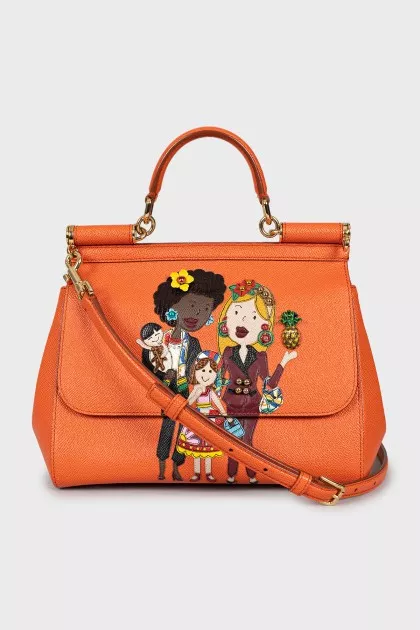 Miss Sicily leather bag