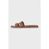 Oran brown flip flops