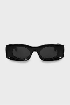 Black sunglasses with textured frame