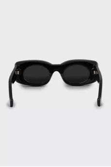 Black sunglasses with textured frame