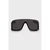 Sunglasses mask with brand logo