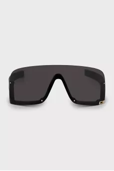 Sunglasses mask with brand logo