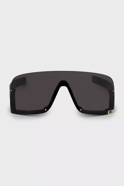 Sunglasses mask with brand logo